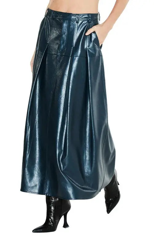 Felicia Leather Skirt