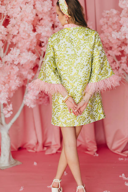 Jacquard &amp; Feather Mini