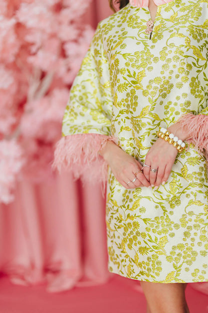 Jacquard &amp; Feather Mini