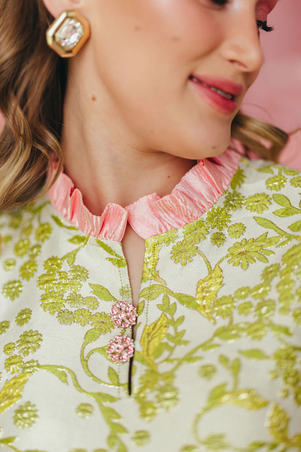 Jacquard &amp; Feather Mini