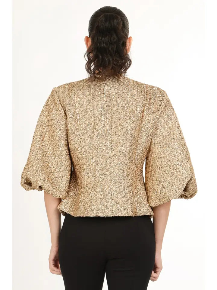 Gold Tweed Jacket