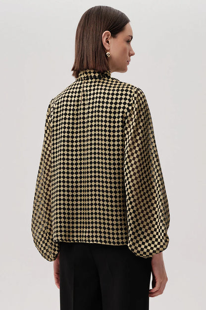 Harlequin Blouse