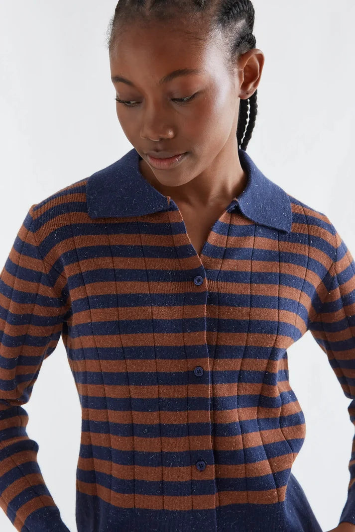 Shimmer Striped Cardi