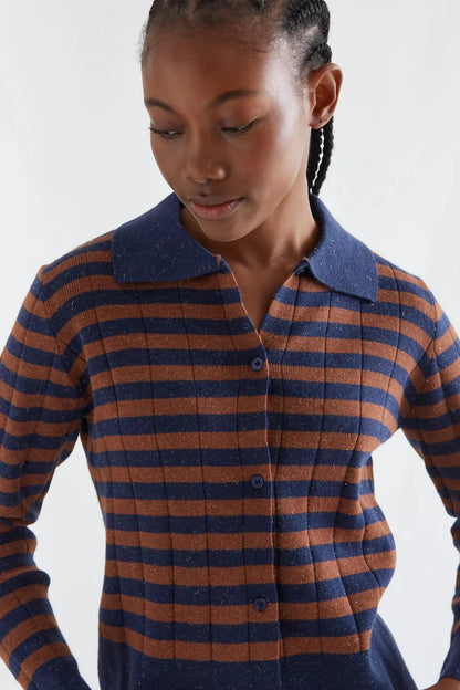 Shimmer Striped Cardi