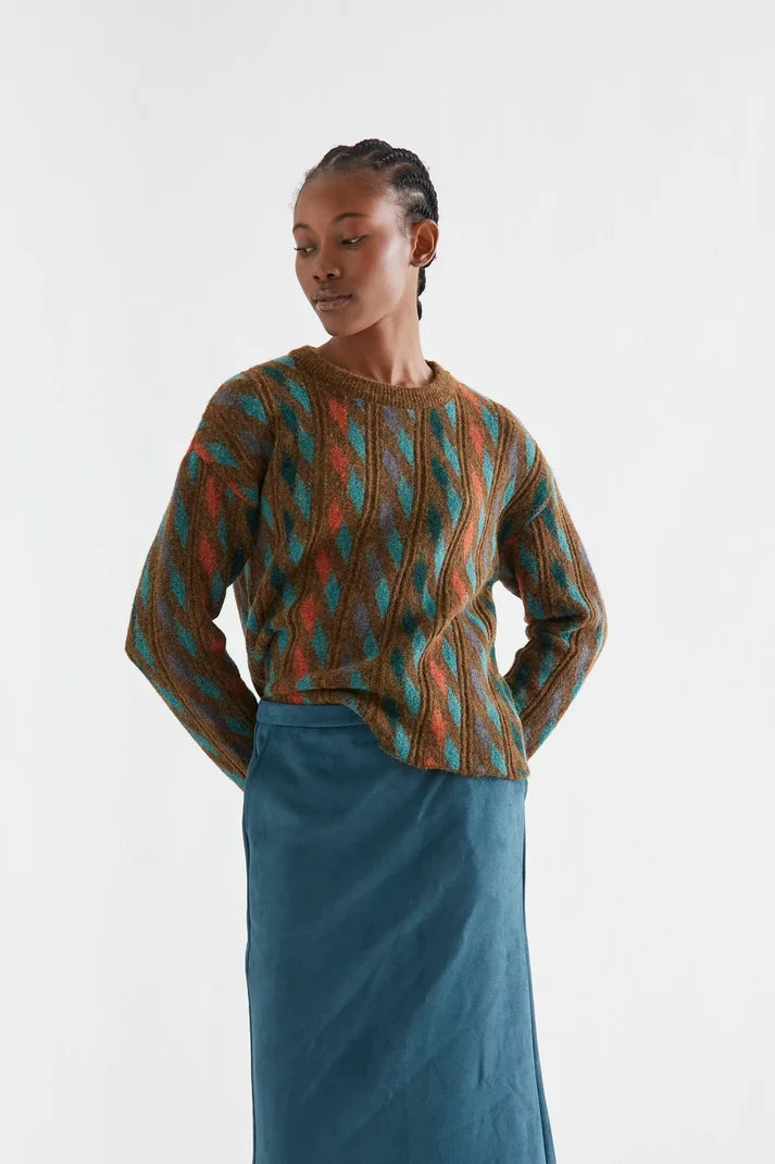 Geo Print Sweater