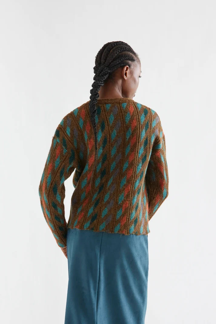 Geo Print Sweater