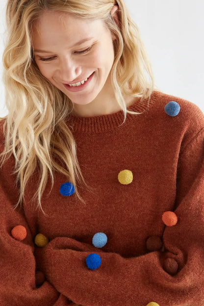 Pom Pom Sweater