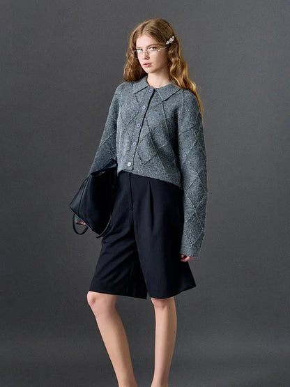 Argyle Sparkle Cardi