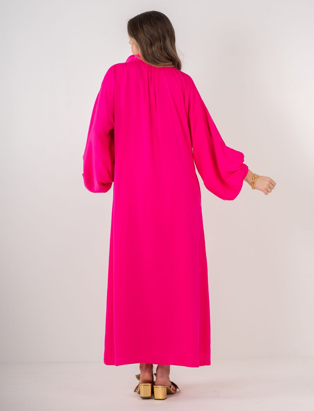 Fiona Dress - Pink Glo
