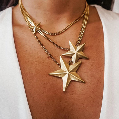 Brazil 3 Star Necklace