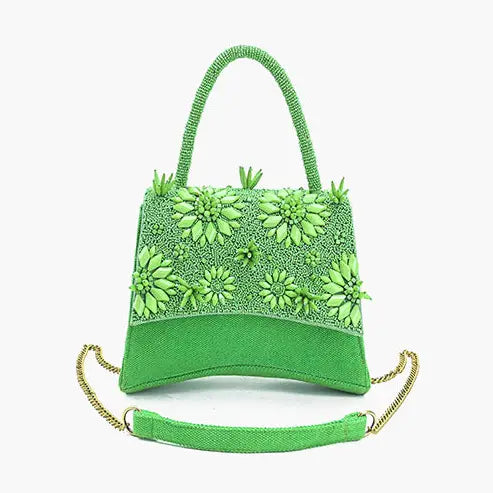 Green Goddess Bead Bag