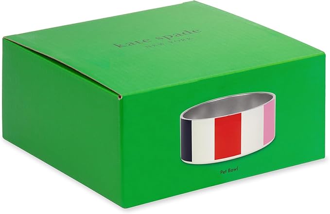 Kate Spade Adventure Stripe Small Dog Bowl