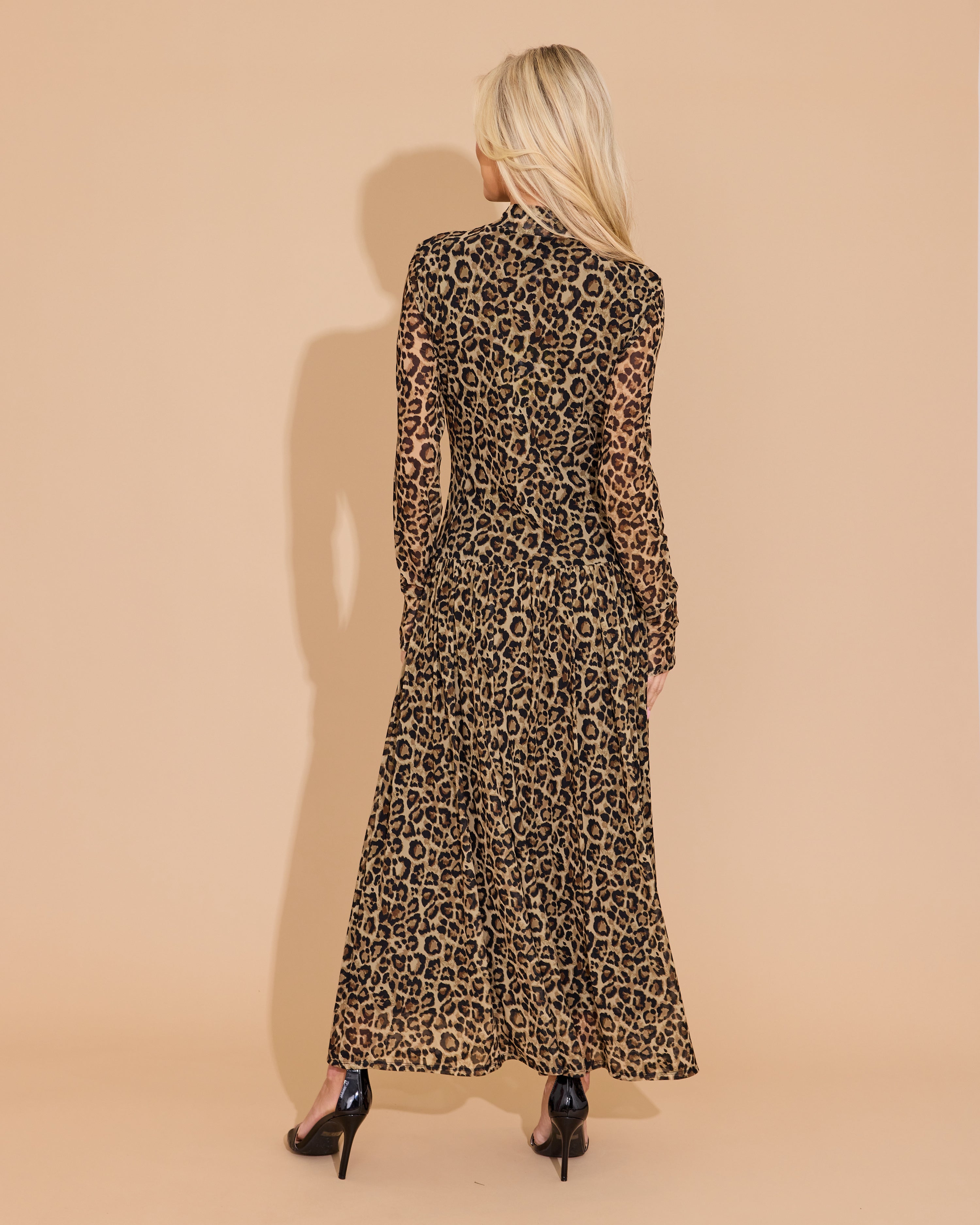 Mochi Dress in Leopard