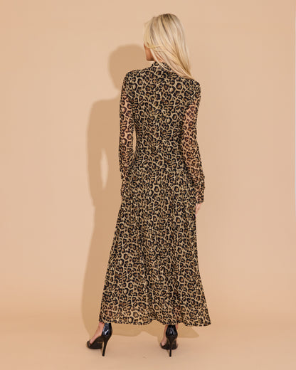 Mochi Dress in Leopard