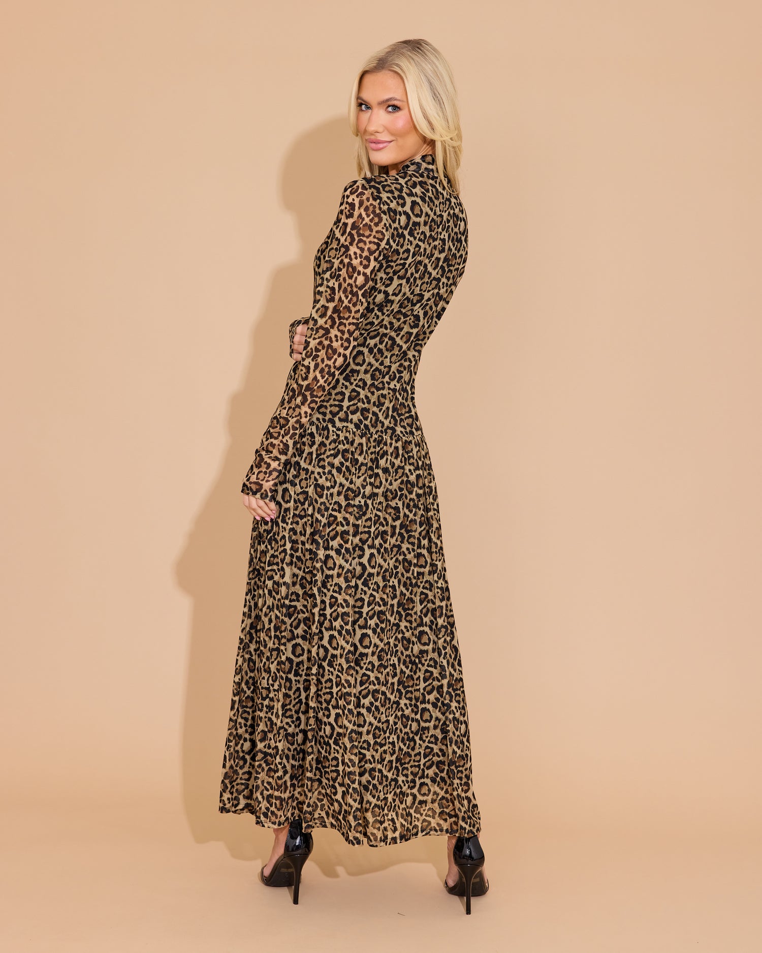 Mochi Dress in Leopard