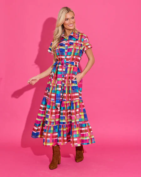 Circus Plaid Rachel Dress