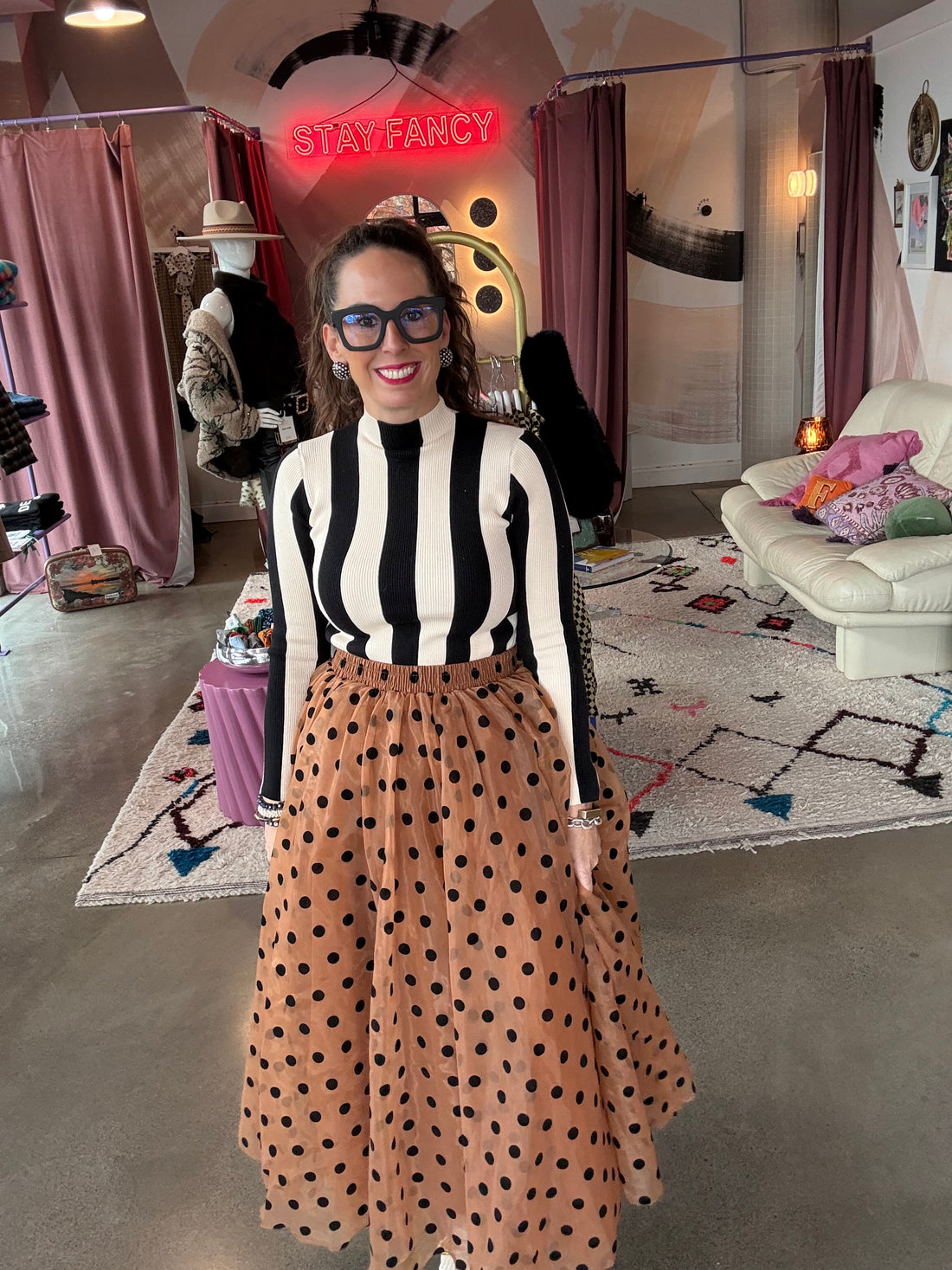 Polka Dot Skirt