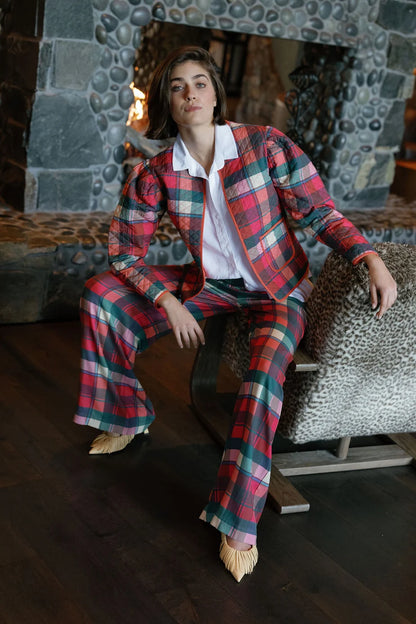 Checker Quilted Jacket