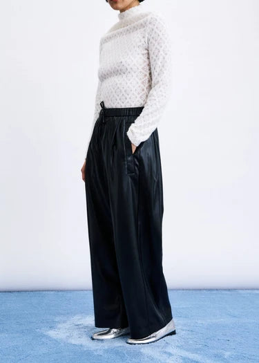 Vegan Leather Trouser