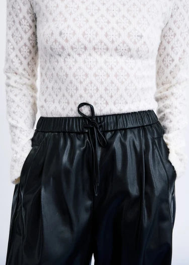 Vegan Leather Trouser
