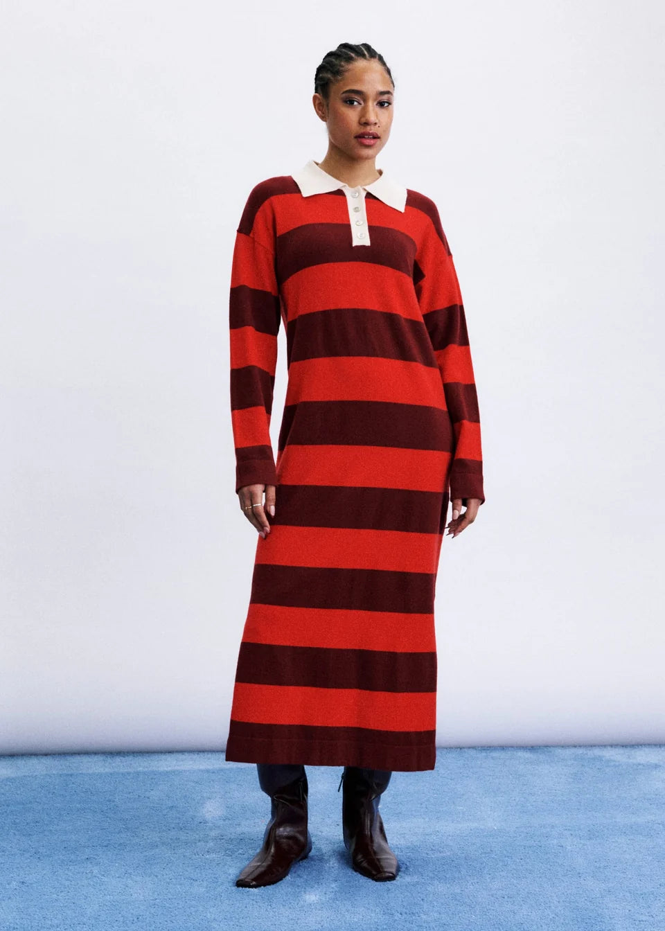 Sporty Striped Dress