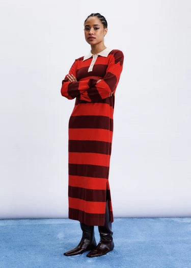 Sporty Striped Dress