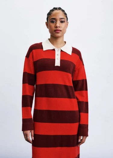 Sporty Striped Dress