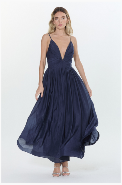 Shimmer Gown in Navy
