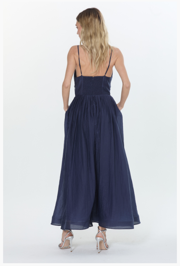 Shimmer Gown in Navy