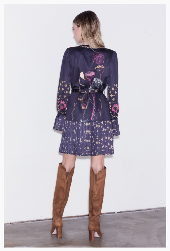 Midnight Thistle Dress