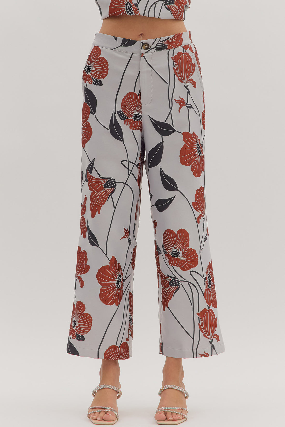 Silver Bloom Pants