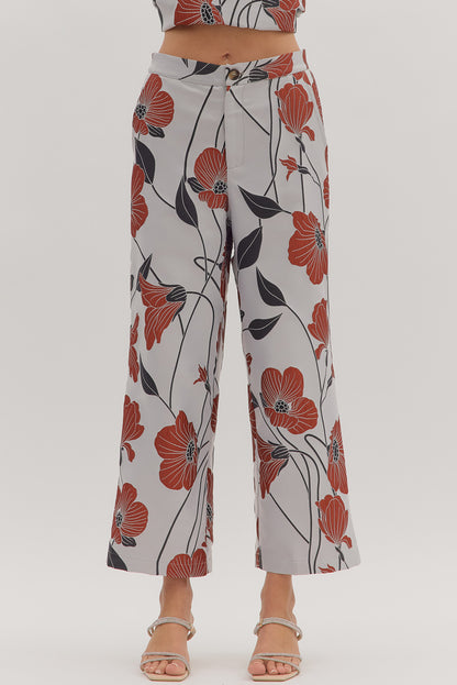 Silver Bloom Pants