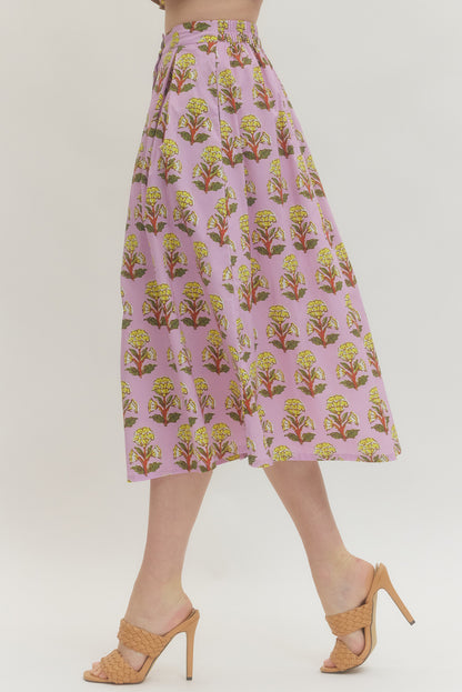Lavendar Botanical Skirt