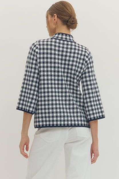 Go Gingham Top