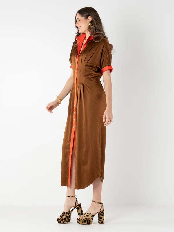 Georgia Dress- Mocha