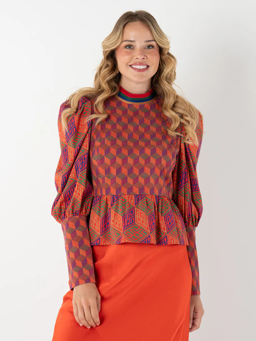 Zoe Monogram Top