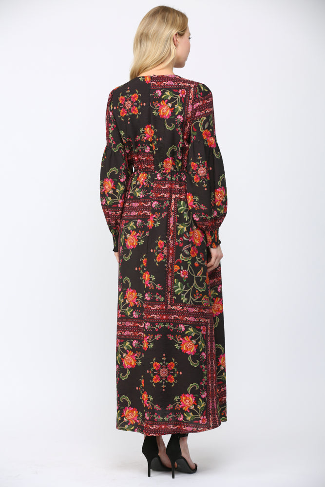 Ribbon Detail Maxi Dress