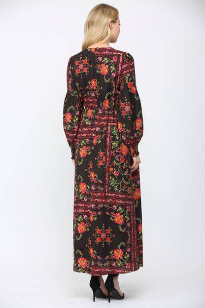 Ribbon Detail Maxi Dress