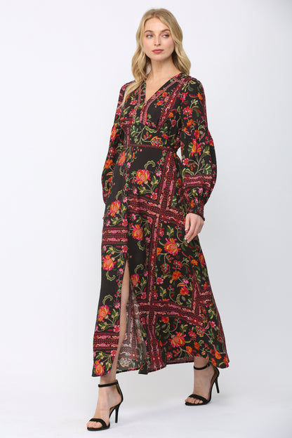 Ribbon Detail Maxi Dress