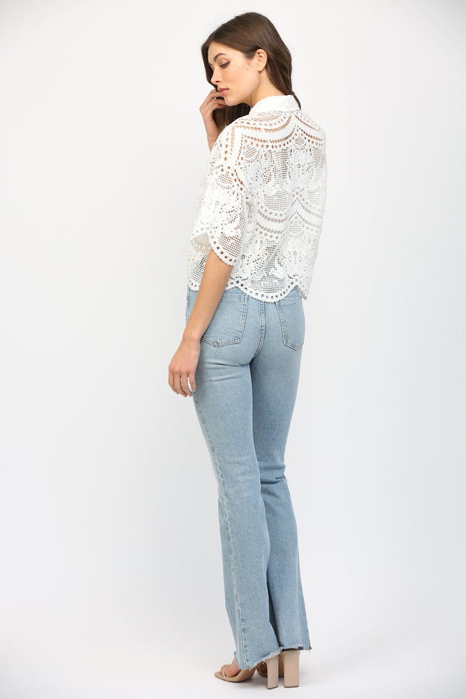 The Celeste Lace Top