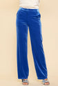 Velvet Wide Leg Pants