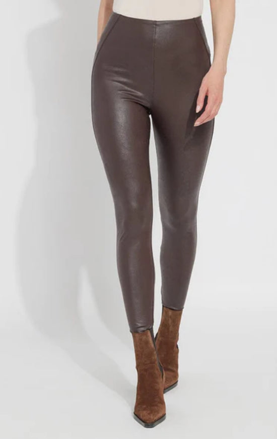Cocoa Faux Leather Pants