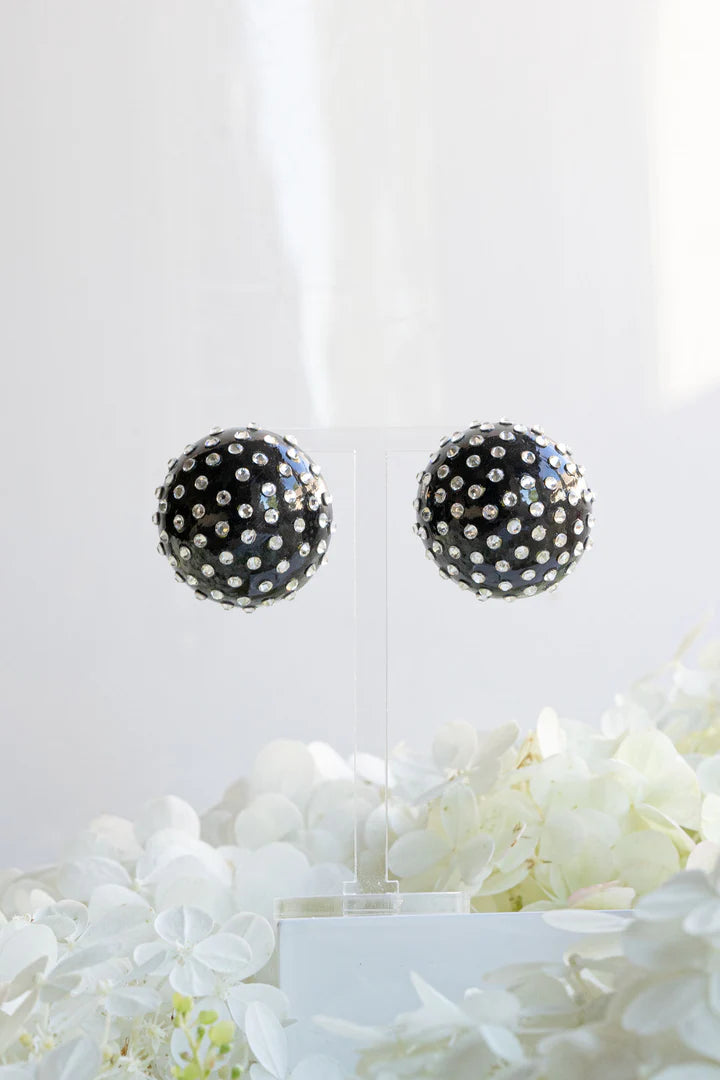 GAIA Jet Earrings - MIDI