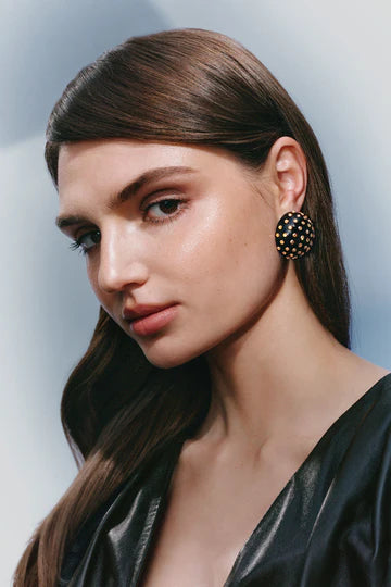 GAIA Jet Earrings - MIDI