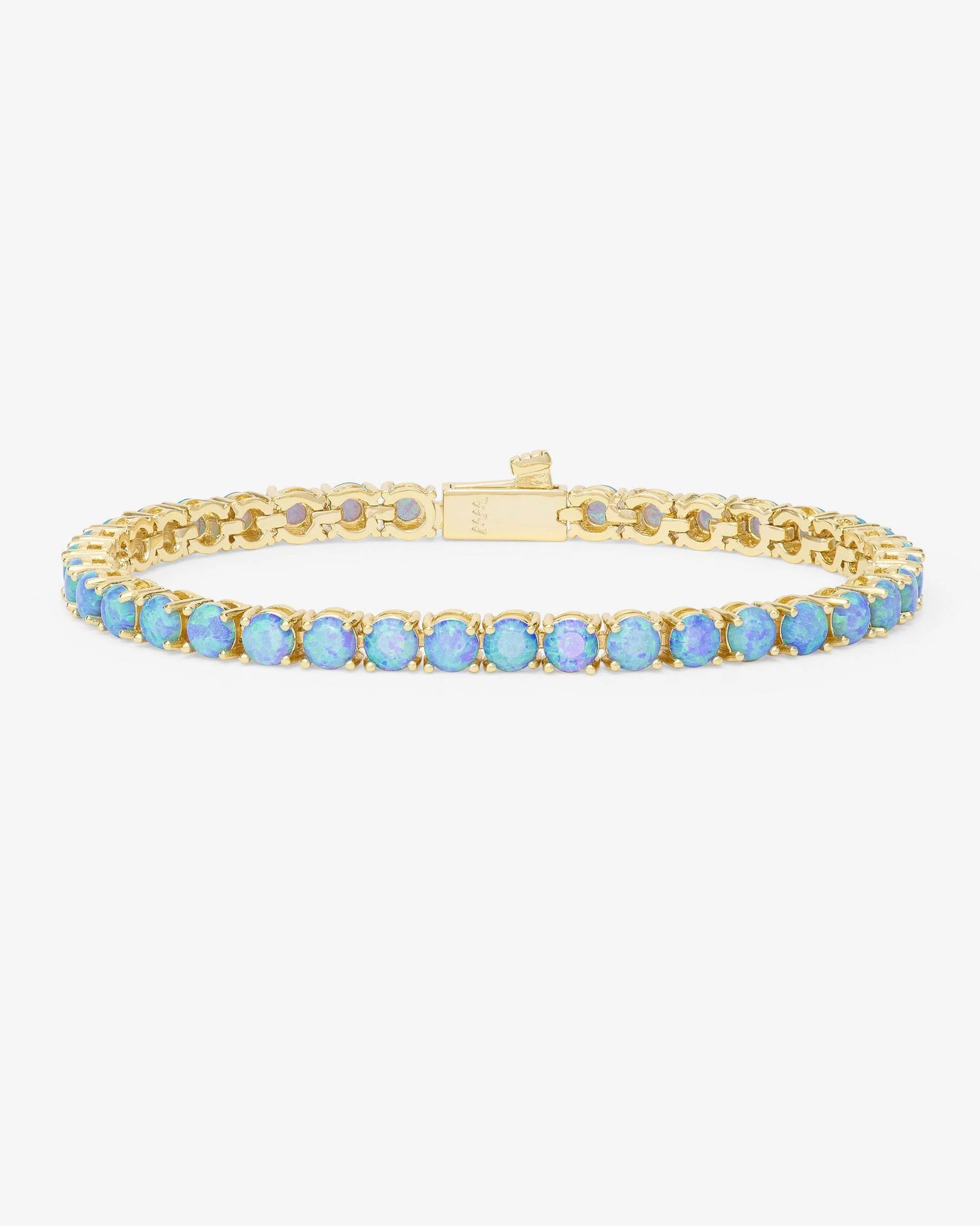 Blue Opal Tennis Bracelet