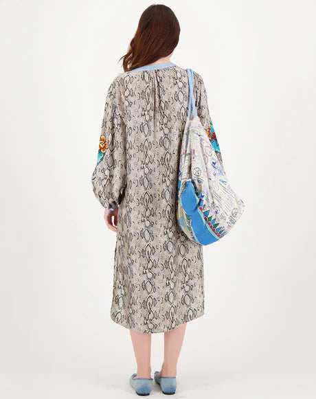 Snake Charmer Midi Dress