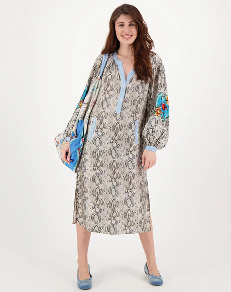 Snake Charmer Midi Dress