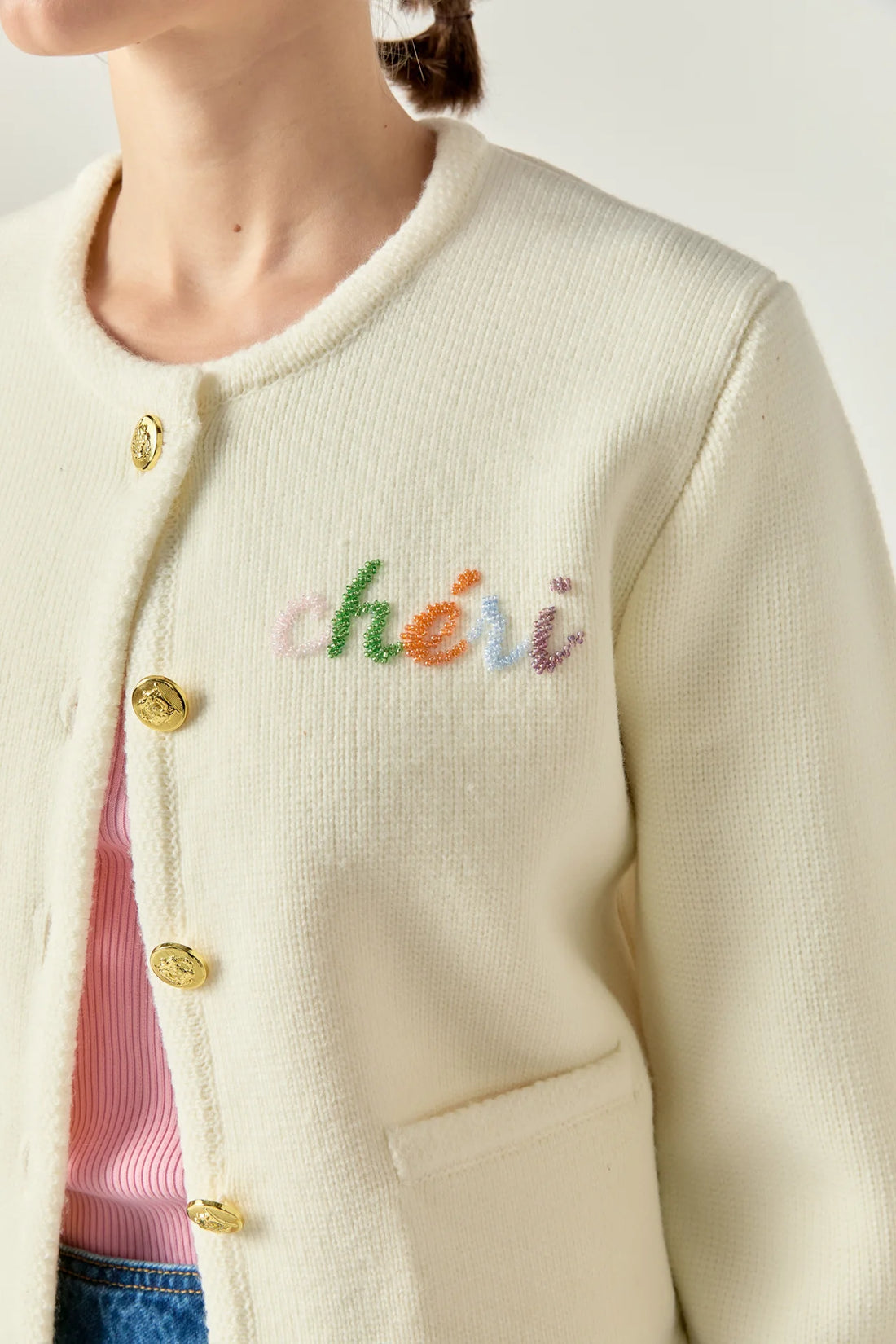 Cheri Beaded Cardi