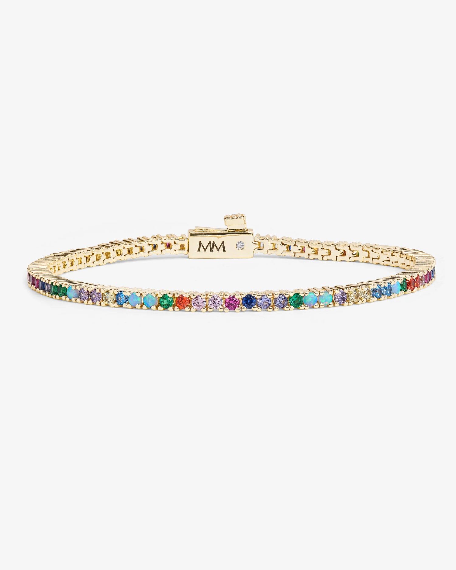 Rainbow Tennis Bracelet