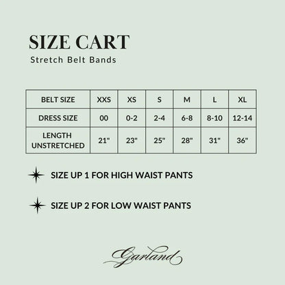 Stretch Raffia Belt